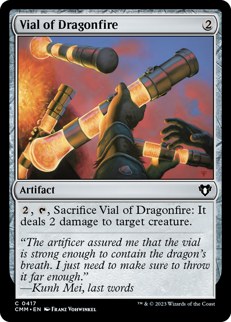 Vial of Dragonfire [Commander Masters] | Exor Games Truro