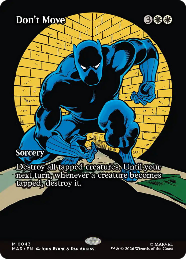 Don't Move (Borderless) [Marvel Universe: Eternal-Legal] | Exor Games Truro