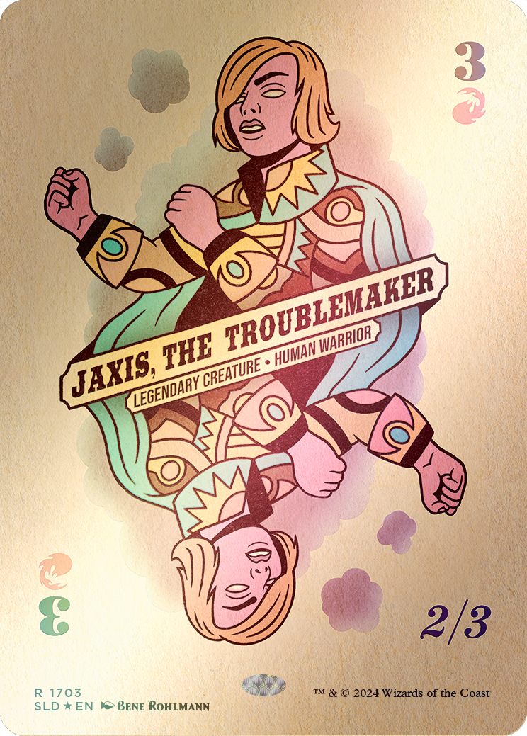 Jaxis, the Troublemaker (Rainbow Foil) [Secret Lair Drop Series] | Exor Games Truro