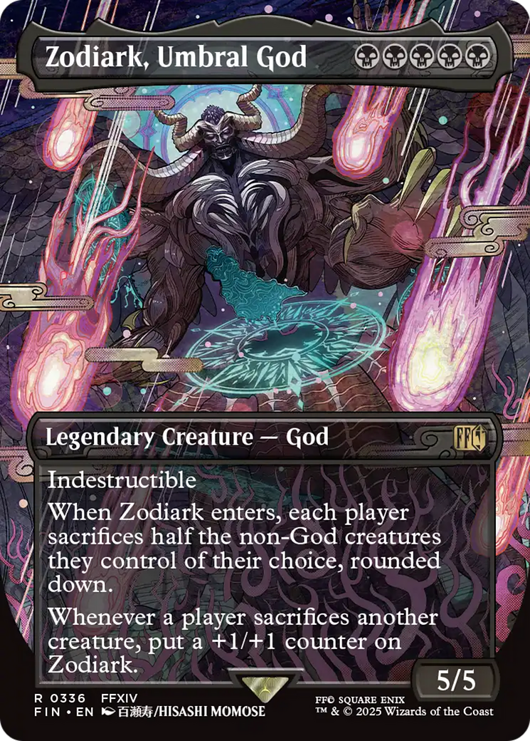 Zodiark, Umbral God (Borderless) [FINAL FANTASY] | Exor Games Truro
