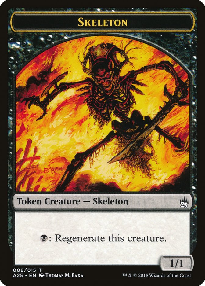 Skeleton Token [Masters 25 Tokens] | Exor Games Truro