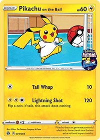 Pikachu on the Ball (001/005) [Miscellaneous Cards] | Exor Games Truro