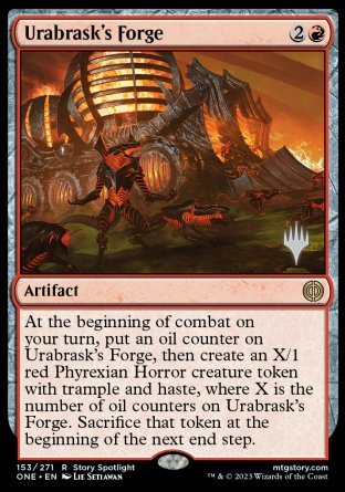Urabrask's Forge (Promo Pack) [Phyrexia: All Will Be One Promos] | Exor Games Truro