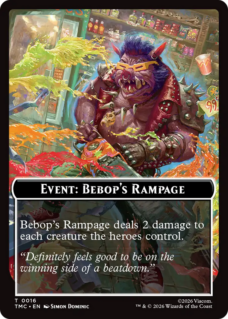 Event: Bebop's Rampage [Teenage Mutant Ninja Turtles Commander Tokens] | Exor Games Truro