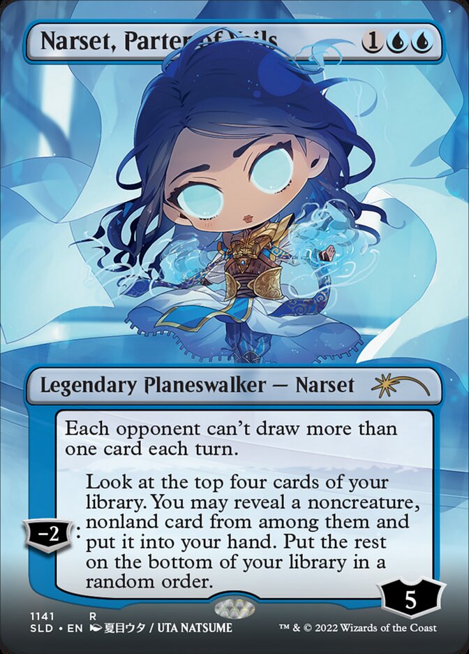 Narset, Parter of Veils (Borderless) [Secret Lair Drop Series] | Exor Games Truro