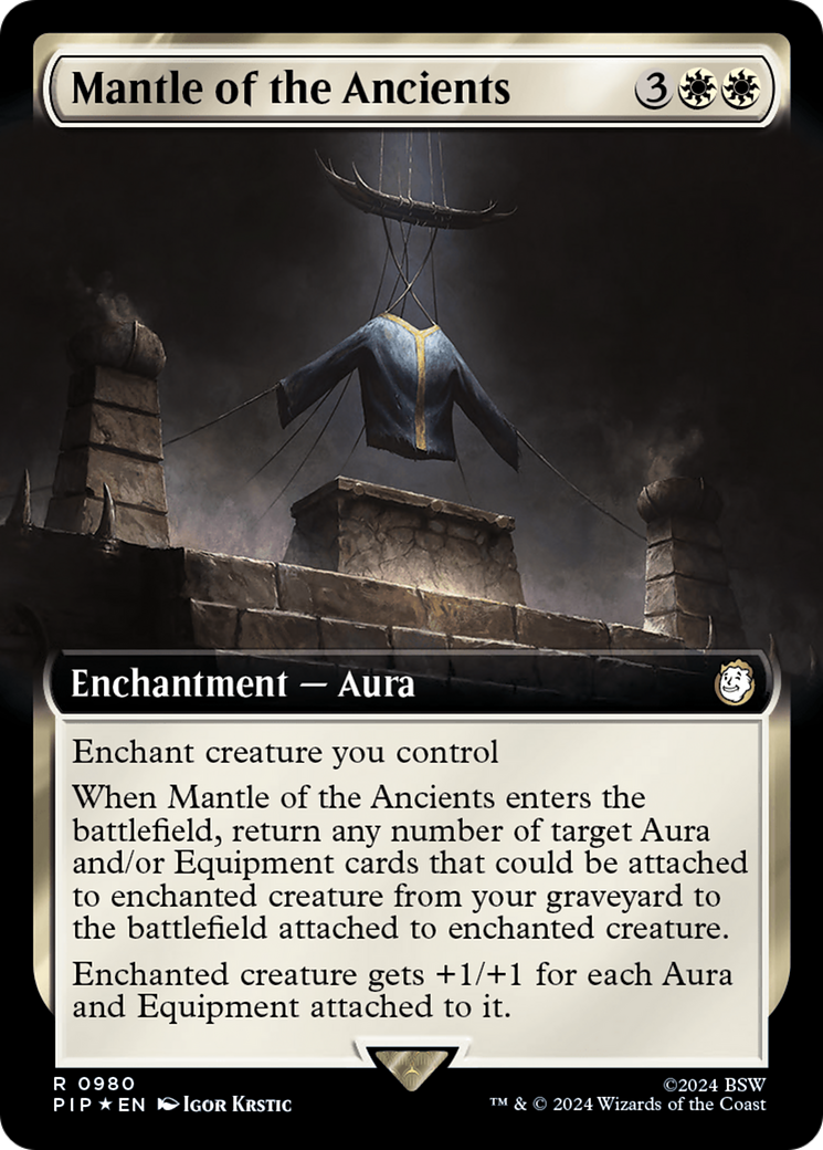 Mantle of the Ancients (Extended Art) (Surge Foil) [Fallout] | Exor Games Truro