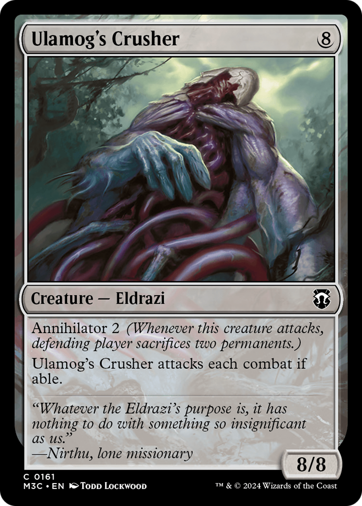 Ulamog's Crusher (Ripple Foil) [Modern Horizons 3 Commander] | Exor Games Truro