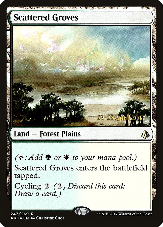 Scattered Groves [Amonkhet Prerelease Promos] | Exor Games Truro