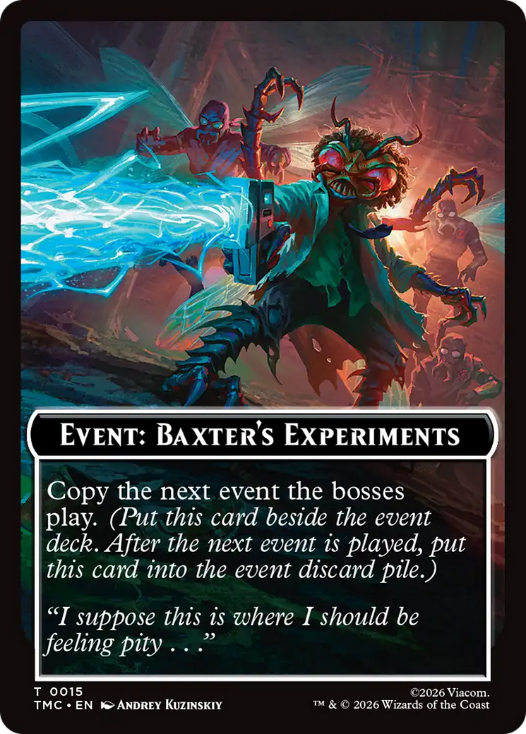 Event: Baxter's Experiments [Teenage Mutant Ninja Turtles Commander Tokens] | Exor Games Truro