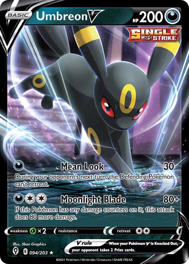 Umbreon V (094/203) (Intro Deck) [Sword & Shield: Evolving Skies] | Exor Games Truro