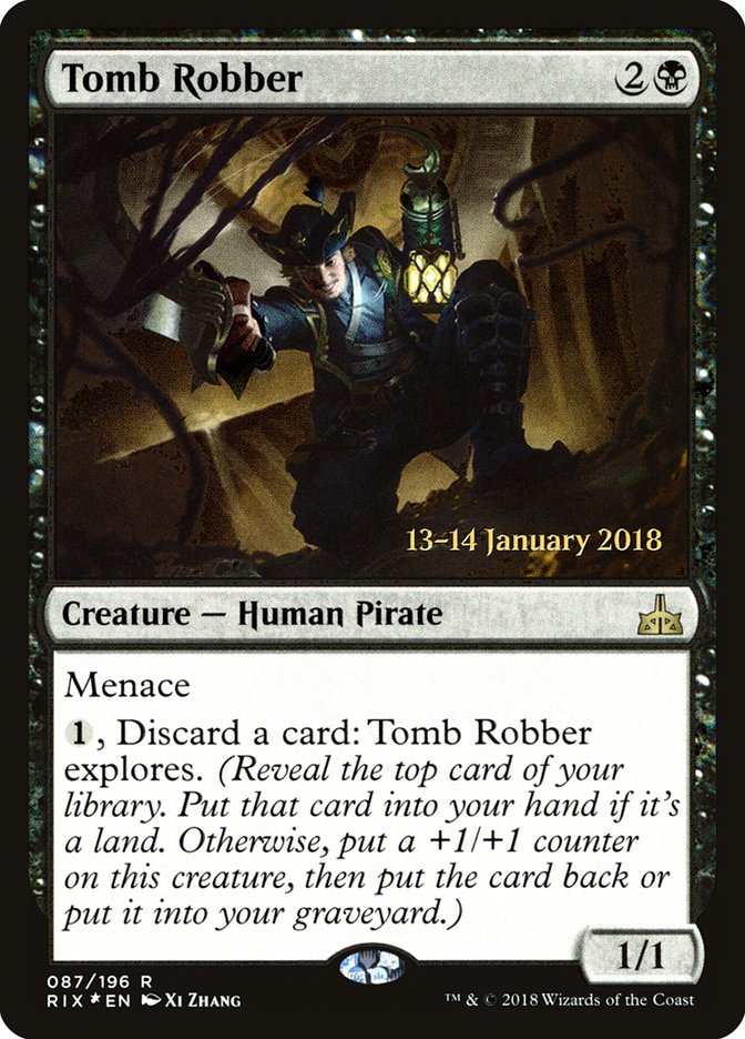 Tomb Robber [Rivals of Ixalan Prerelease Promos] | Exor Games Truro