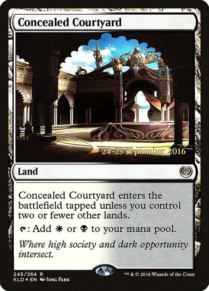 Concealed Courtyard [Kaladesh Prerelease Promos] | Exor Games Truro
