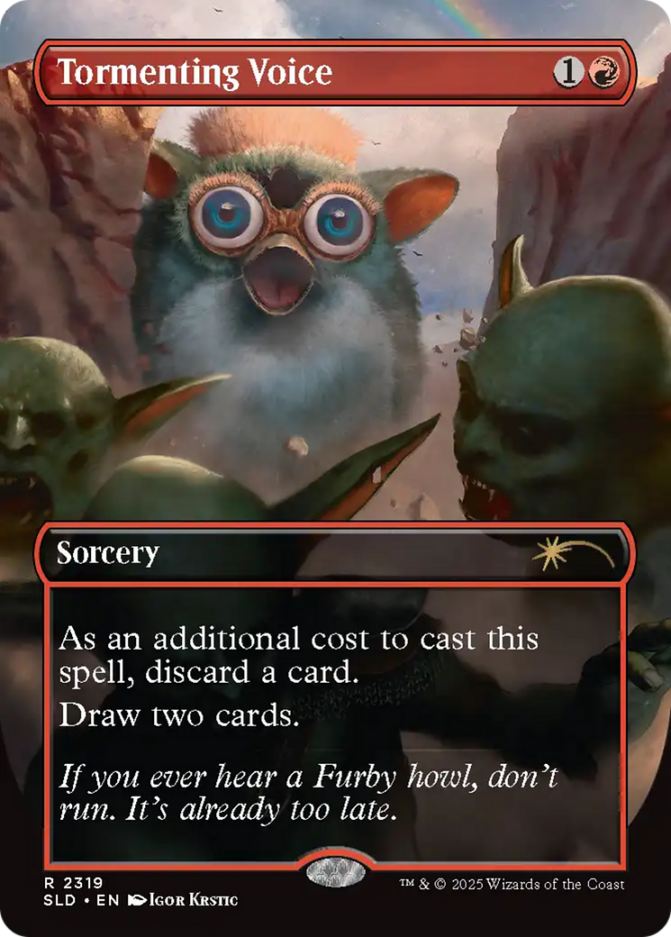 Tormenting Voice (Rainbow Foil) [Secret Lair Drop Series] | Exor Games Truro