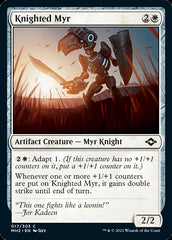 Knighted Myr [Modern Horizons 2] | Exor Games Truro