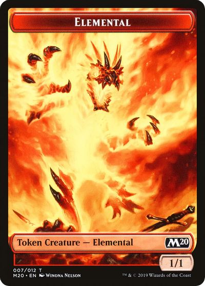 Elemental // Satyr Double-Sided Token [Challenger Decks 2020 Tokens] | Exor Games Truro