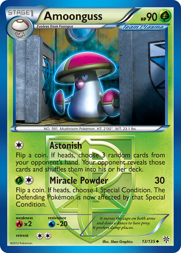 Amoonguss (13/135) [Black & White: Plasma Storm] | Exor Games Truro