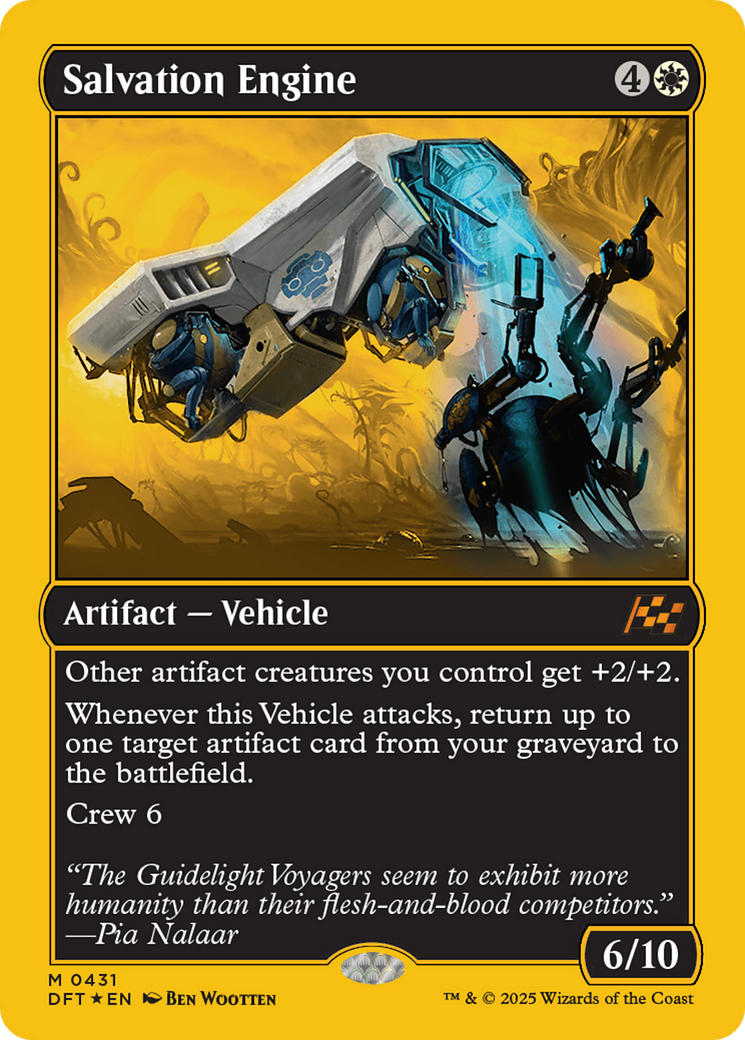 Salvation Engine (First-Place Foil) [Aetherdrift] | Exor Games Truro