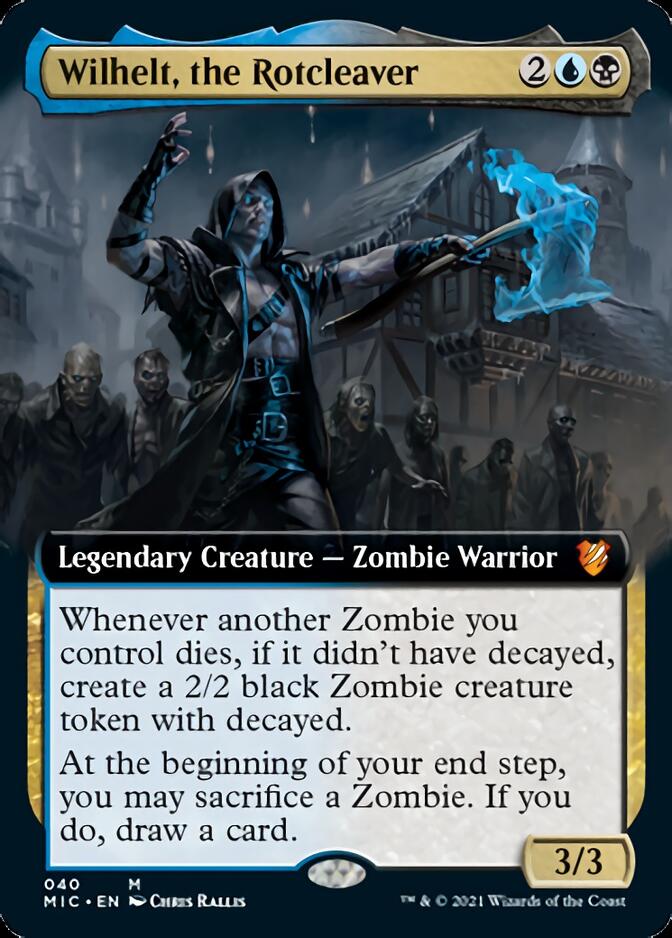 Wilhelt, the Rotcleaver (Extended Art) [Innistrad: Midnight Hunt Commander] | Exor Games Truro