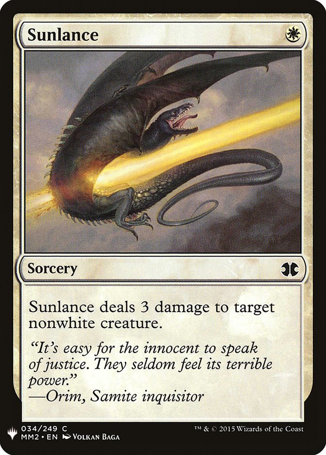 Sunlance [Mystery Booster] | Exor Games Truro