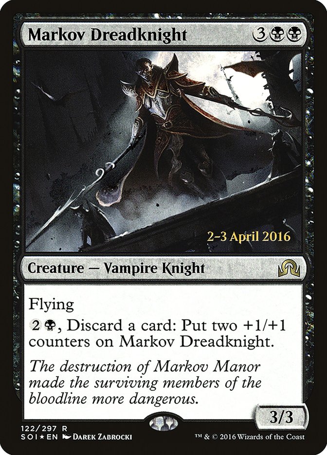 Markov Dreadknight [Shadows over Innistrad Prerelease Promos] | Exor Games Truro