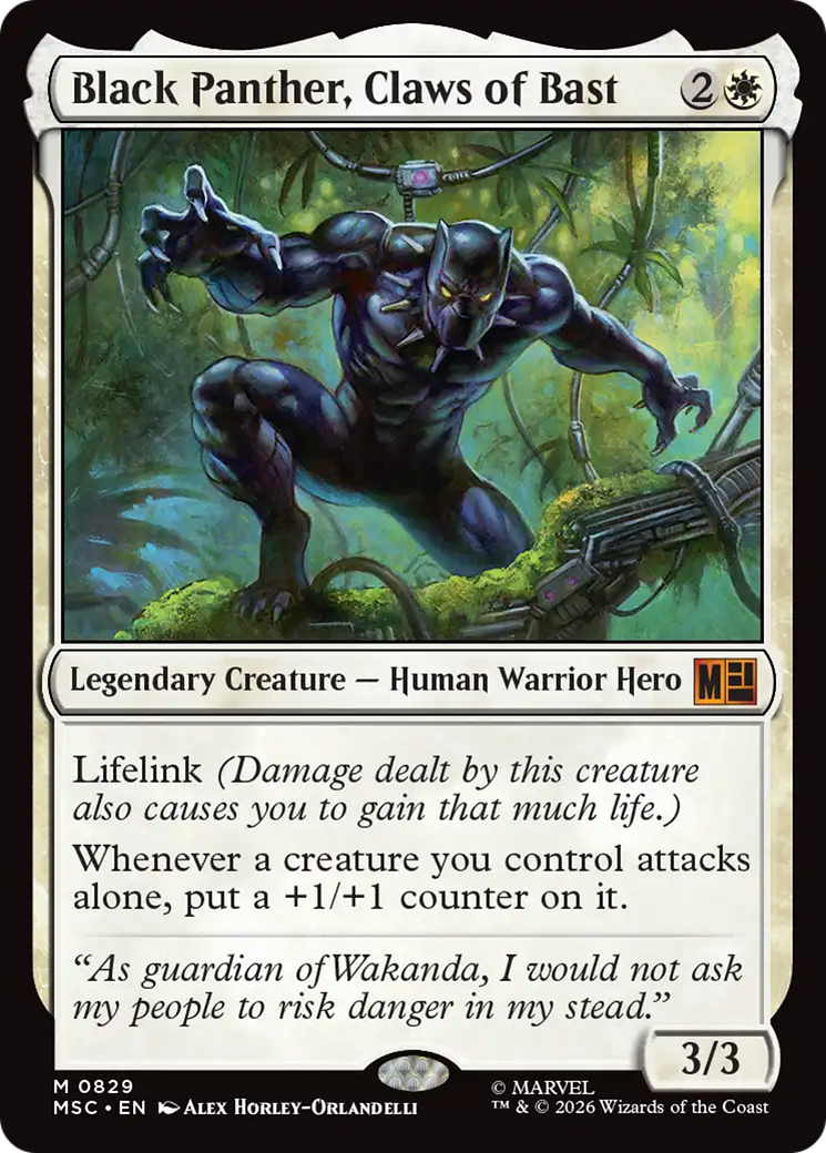 Black Panther, Claws of Bast [Marvel Super Heroes Commander] | Exor Games Truro