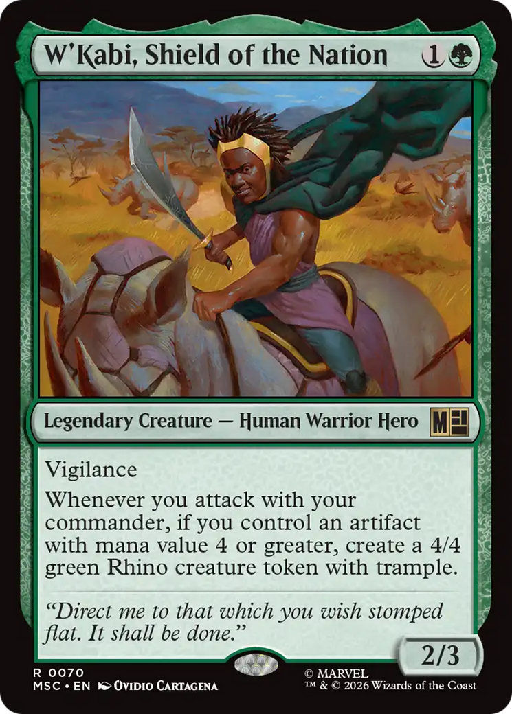 W'Kabi, Shield of the Nation (Surge Foil) [Marvel Super Heroes Commander] | Exor Games Truro