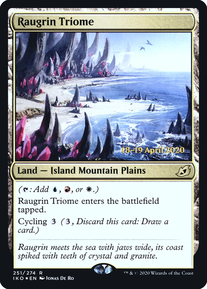 Raugrin Triome [Ikoria: Lair of Behemoths Prerelease Promos] | Exor Games Truro