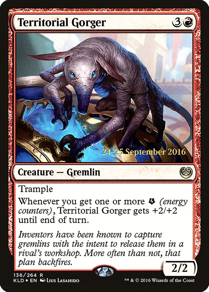 Territorial Gorger [Kaladesh Prerelease Promos] | Exor Games Truro