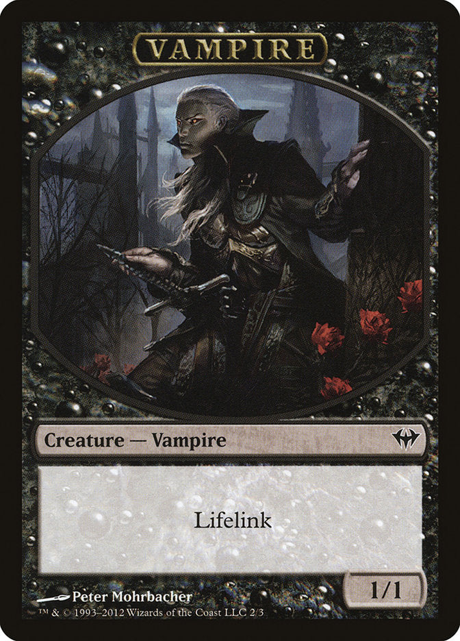 Vampire Token [Dark Ascension Tokens] | Exor Games Truro