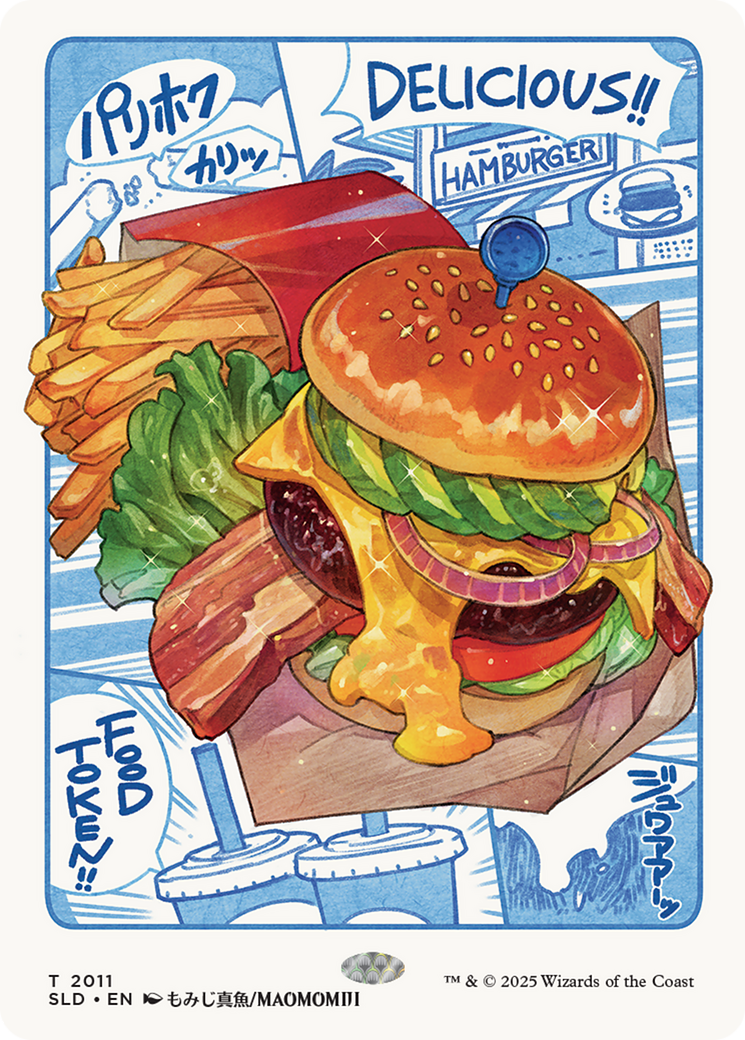 Food Token (2011) (Rainbow Foil) [Secret Lair Drop Series] | Exor Games Truro