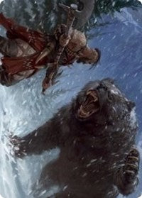 Blizzard Brawl Art Card [Kaldheim Art Series] | Exor Games Truro