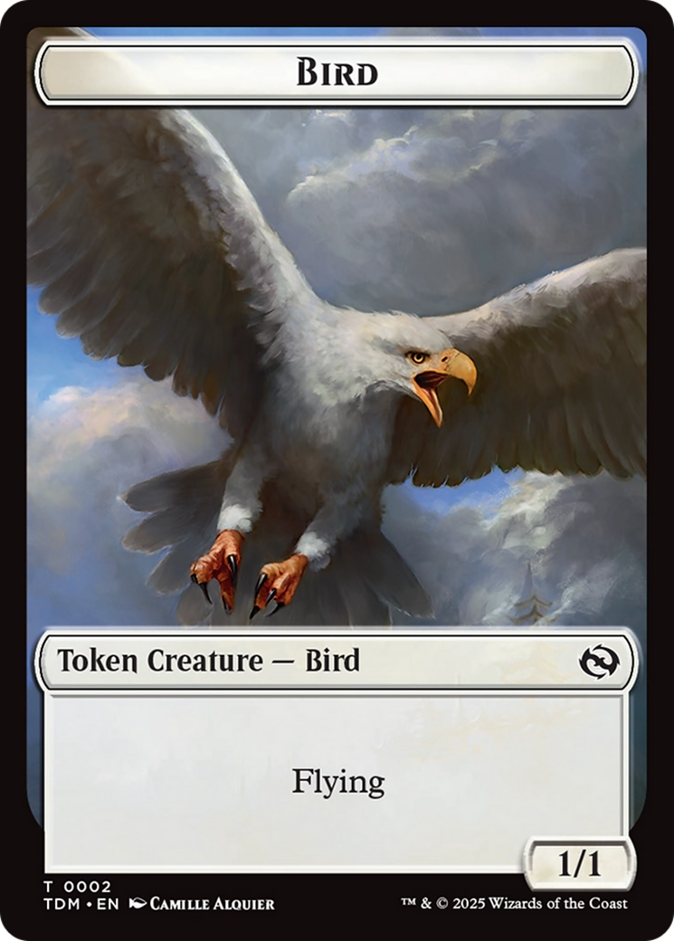 Thopter // Bird Double-Sided Token [Tarkir: Dragonstorm Commander Tokens] | Exor Games Truro