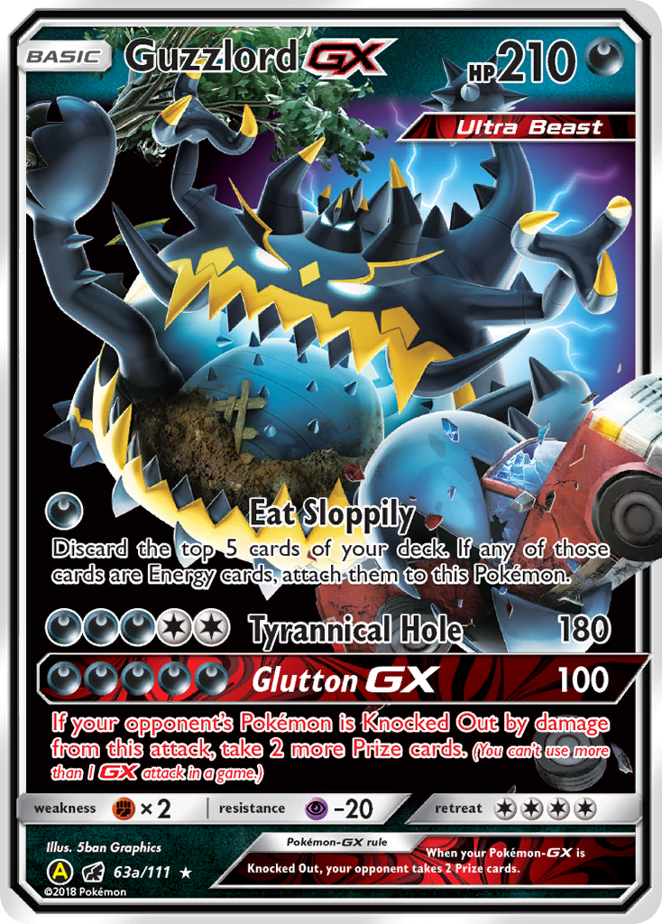 Guzzlord GX (63a/111) [Alternate Art Promos] | Exor Games Truro