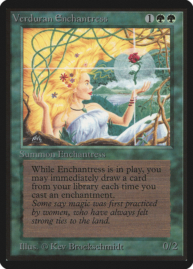 Verduran Enchantress [Beta Edition] | Exor Games Truro