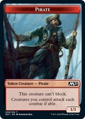 Pirate // Weird Double-Sided Token [Core Set 2021 Tokens] | Exor Games Truro