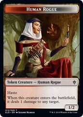 Human Rogue // Food (18) Double-Sided Token [Throne of Eldraine Tokens] | Exor Games Truro