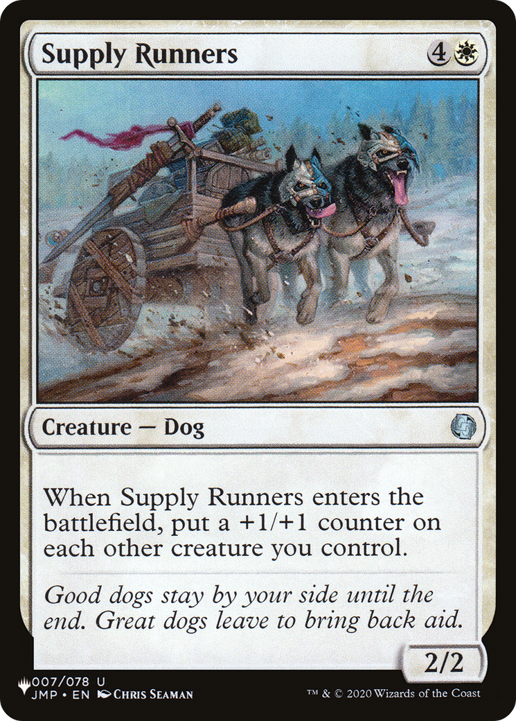 Supply Runners [The List Reprints] | Exor Games Truro