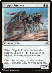 Supply Runners [The List Reprints] | Exor Games Truro