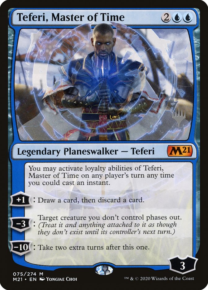 Teferi, Master of Time (Promo Pack) (75) [Core Set 2021 Promos] | Exor Games Truro