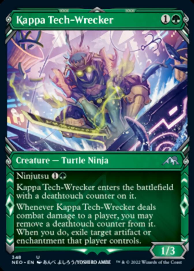 Kappa Tech-Wrecker (Showcase Ninja) [Kamigawa: Neon Dynasty] | Exor Games Truro