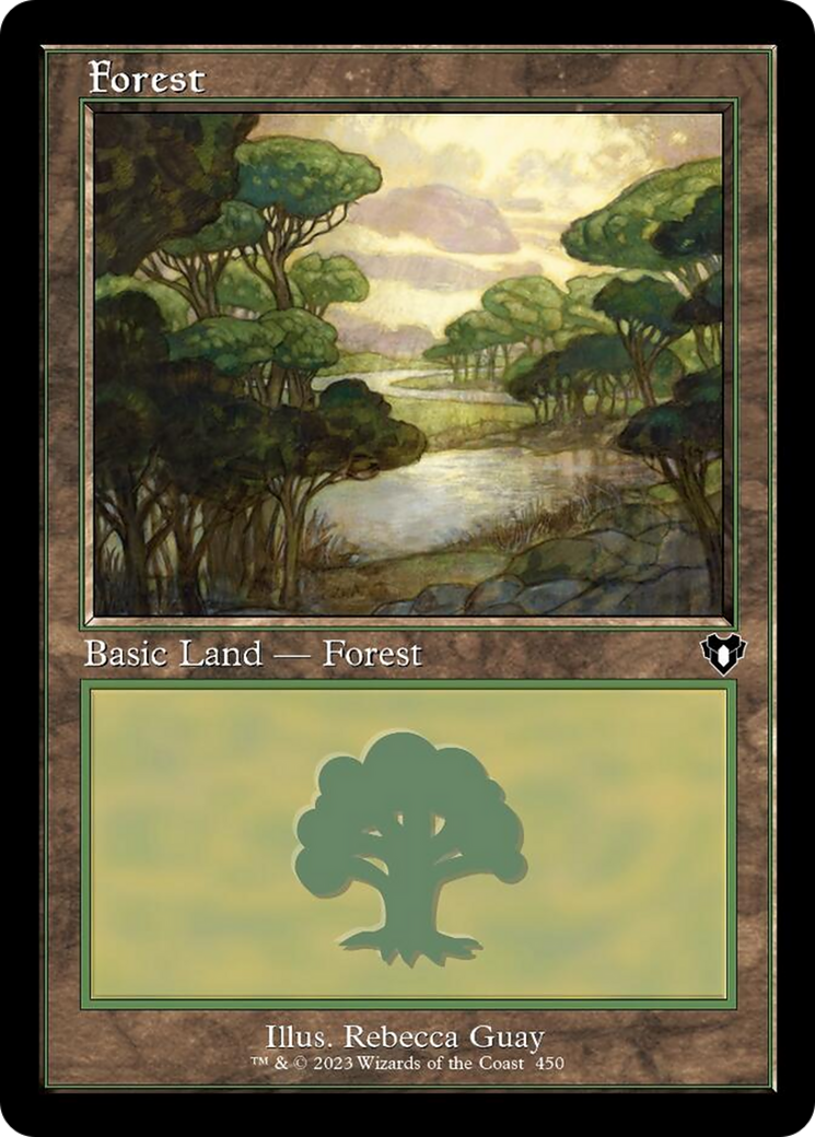 Forest (450) (Retro) [Commander Masters] | Exor Games Truro