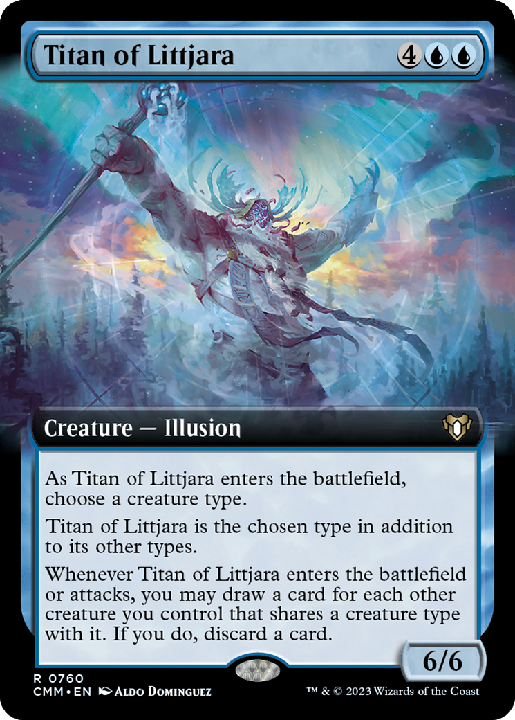 Titan of Littjara (Extended Art) [Commander Masters] | Exor Games Truro