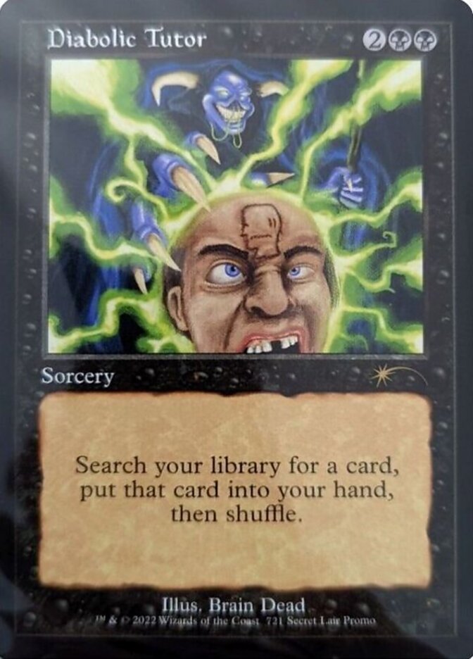 Diabolic Tutor (Retro) [Secret Lair Drop Promos] | Exor Games Truro