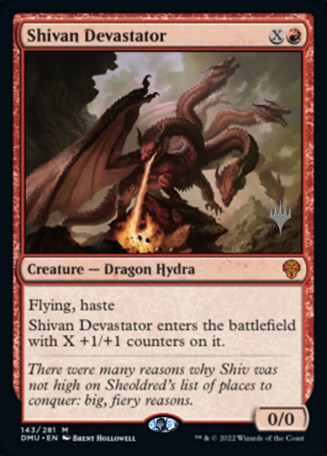 Shivan Devastator (Promo Pack) [Dominaria United Promos] | Exor Games Truro