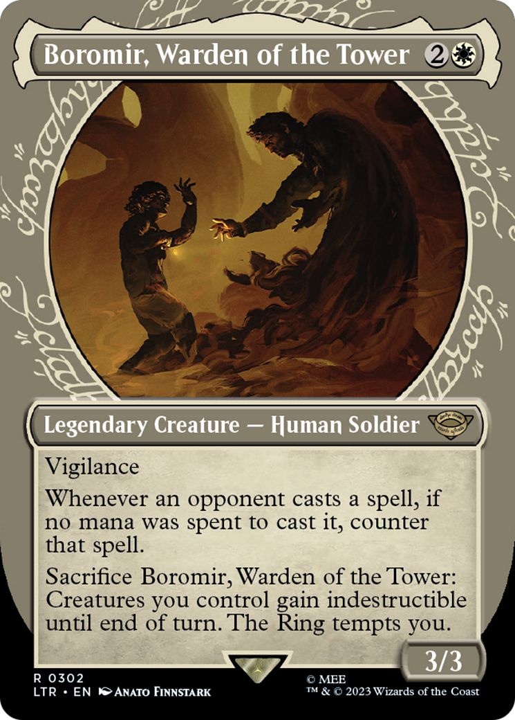 Boromir, Warden of the Tower (Showcase Ring Frame) [The Lord of the Rings: Tales of Middle-Earth] | Exor Games Truro