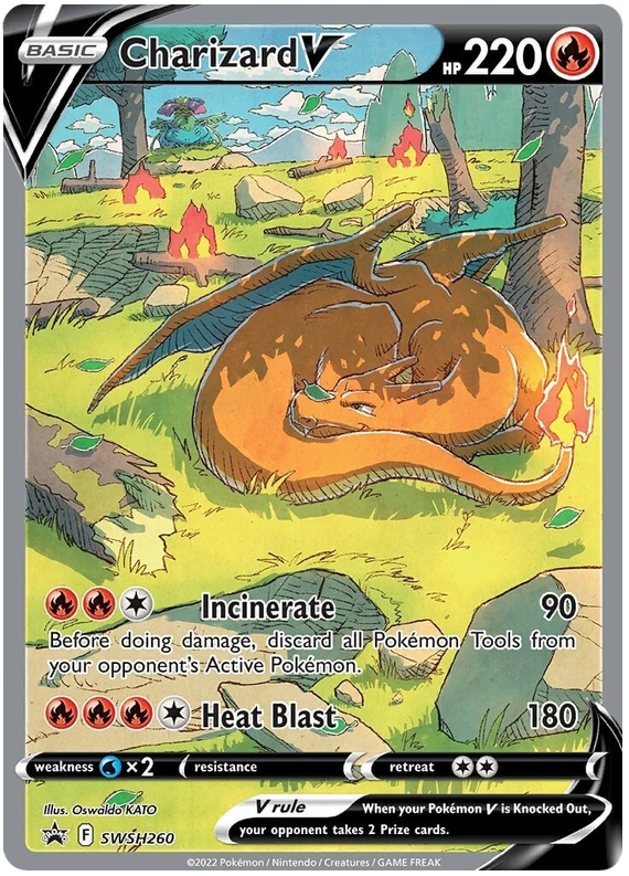 Charizard V (SWSH260) [Sword & Shield: Black Star Promos] | Exor Games Truro