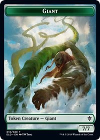 Giant // Food (17) Double-Sided Token [Throne of Eldraine Tokens] | Exor Games Truro