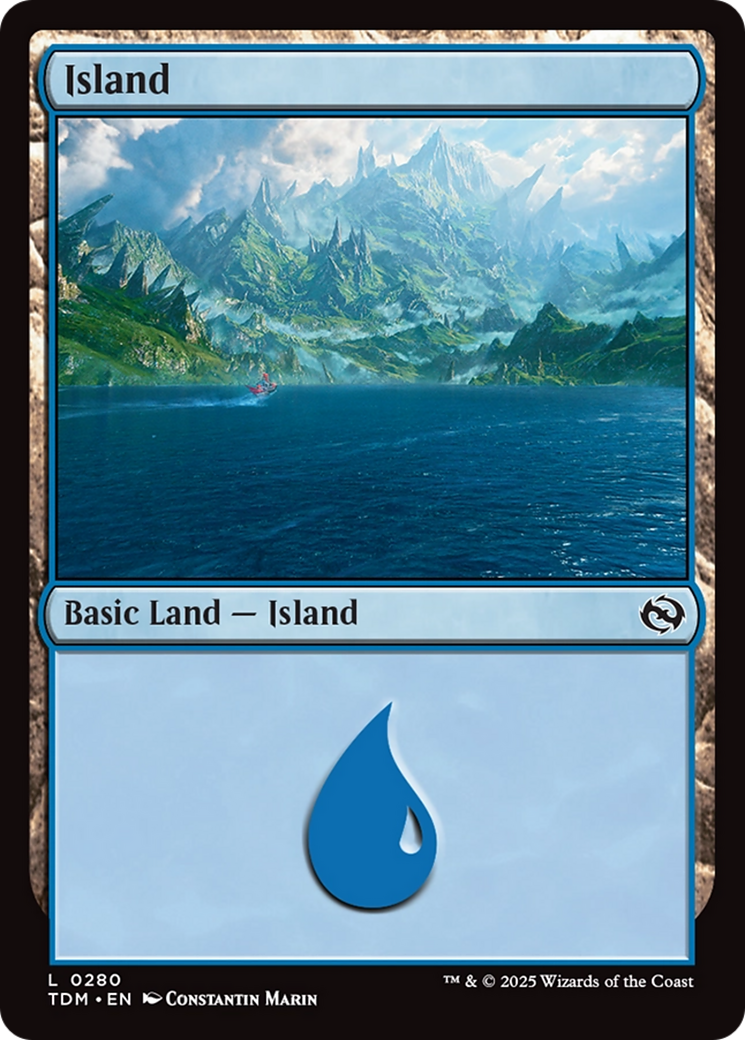 Island (0280) [Tarkir: Dragonstorm] | Exor Games Truro