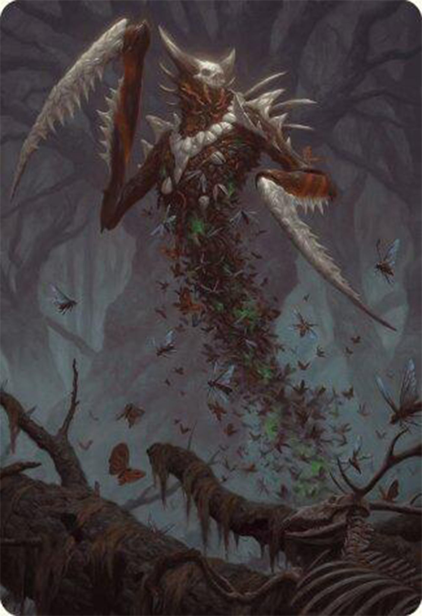 Grist, the Plague Swarm Art Card [Modern Horizons 3 Art Series] | Exor Games Truro