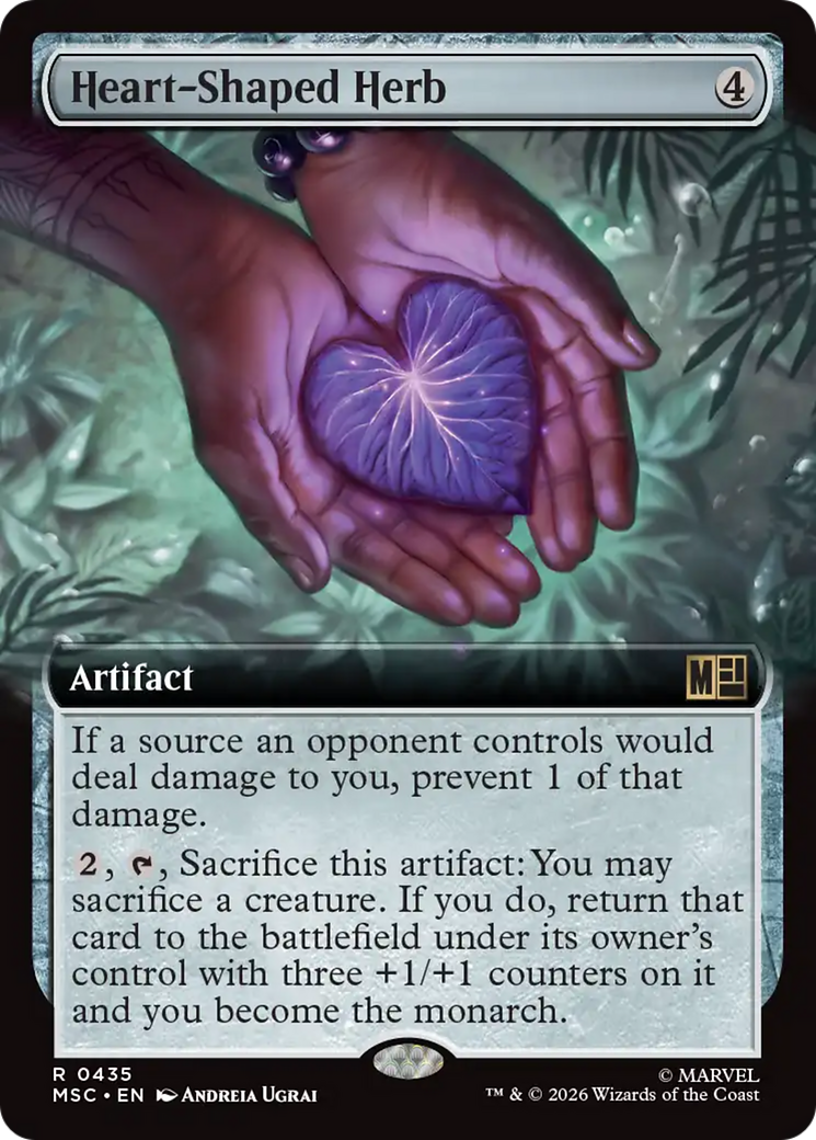 Heart-Shaped Herb (Extended Art) [Marvel Super Heroes Commander] | Exor Games Truro